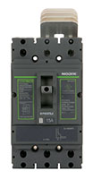Interruptor automático de caja moldeada de conexión A, corriente nominal 15 A, 3 polos, térmica fija y magnética fija, serie M1PVS
