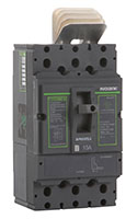 Interruptor automático de caja moldeada de conexión A, corriente nominal 15 A, 3 polos, térmica fija y magnética fija, serie M1PVS - 2
