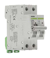 B1E Series 2-Poles, 1 Ampere (A) Rated Current Supplementary Protector (B1E2B1)